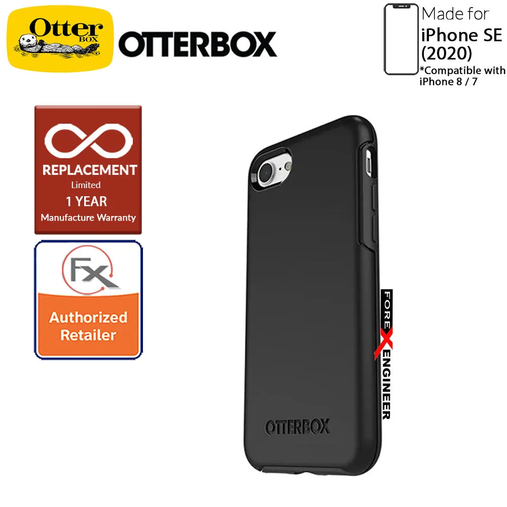 OtterBox Symmetry for iPhone SE 2nd Gen ( 2020 ) Compatible with iPhone 8 - 7 - Black Color ( Barcode: 660543425793 )