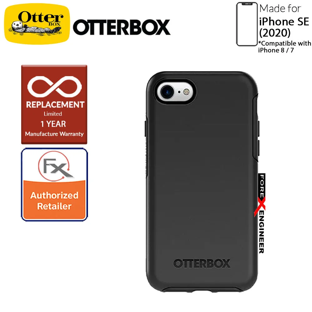 OtterBox Symmetry for iPhone SE 2nd Gen ( 2020 ) Compatible with iPhone 8 - 7 - Black Color ( Barcode: 660543425793 )