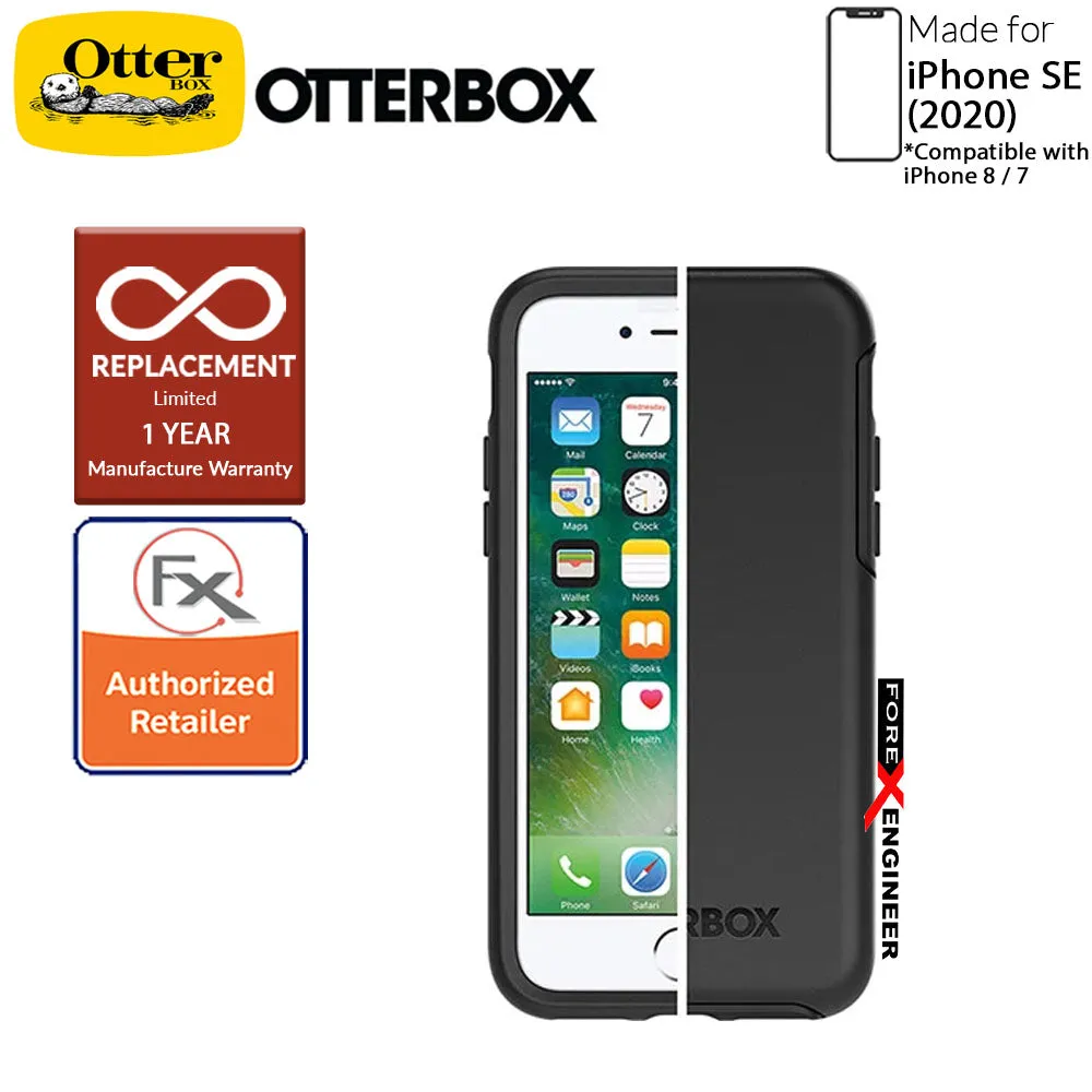 OtterBox Symmetry for iPhone SE 2nd Gen ( 2020 ) Compatible with iPhone 8 - 7 - Black Color ( Barcode: 660543425793 )