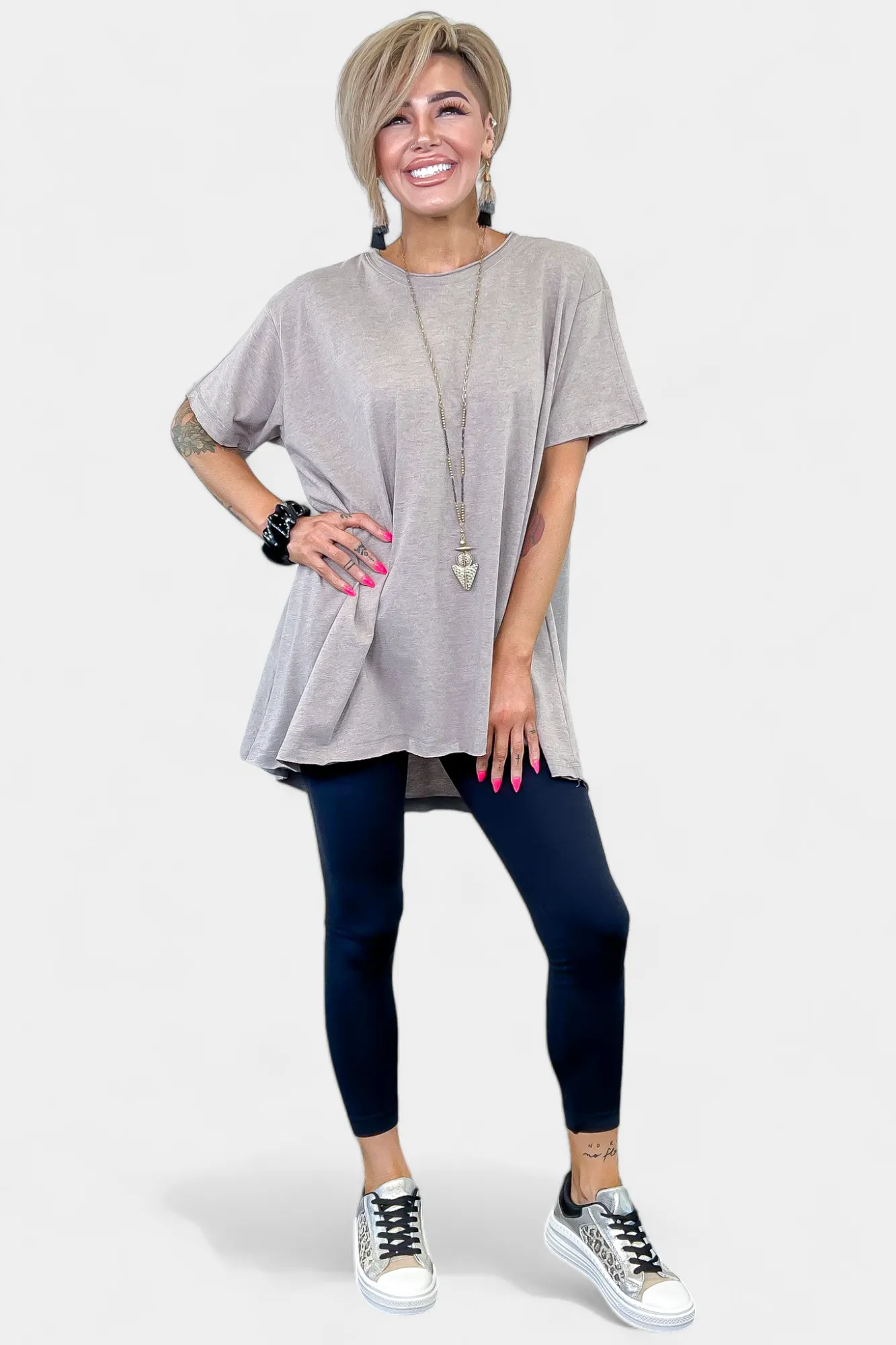 Oversized Drop Shoulder Top