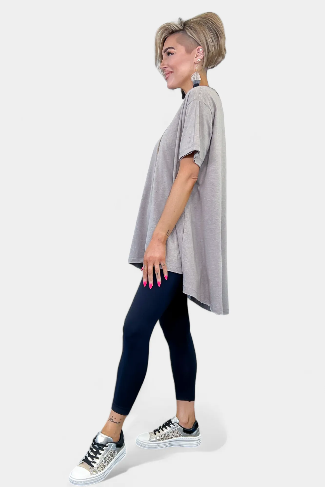 Oversized Drop Shoulder Top