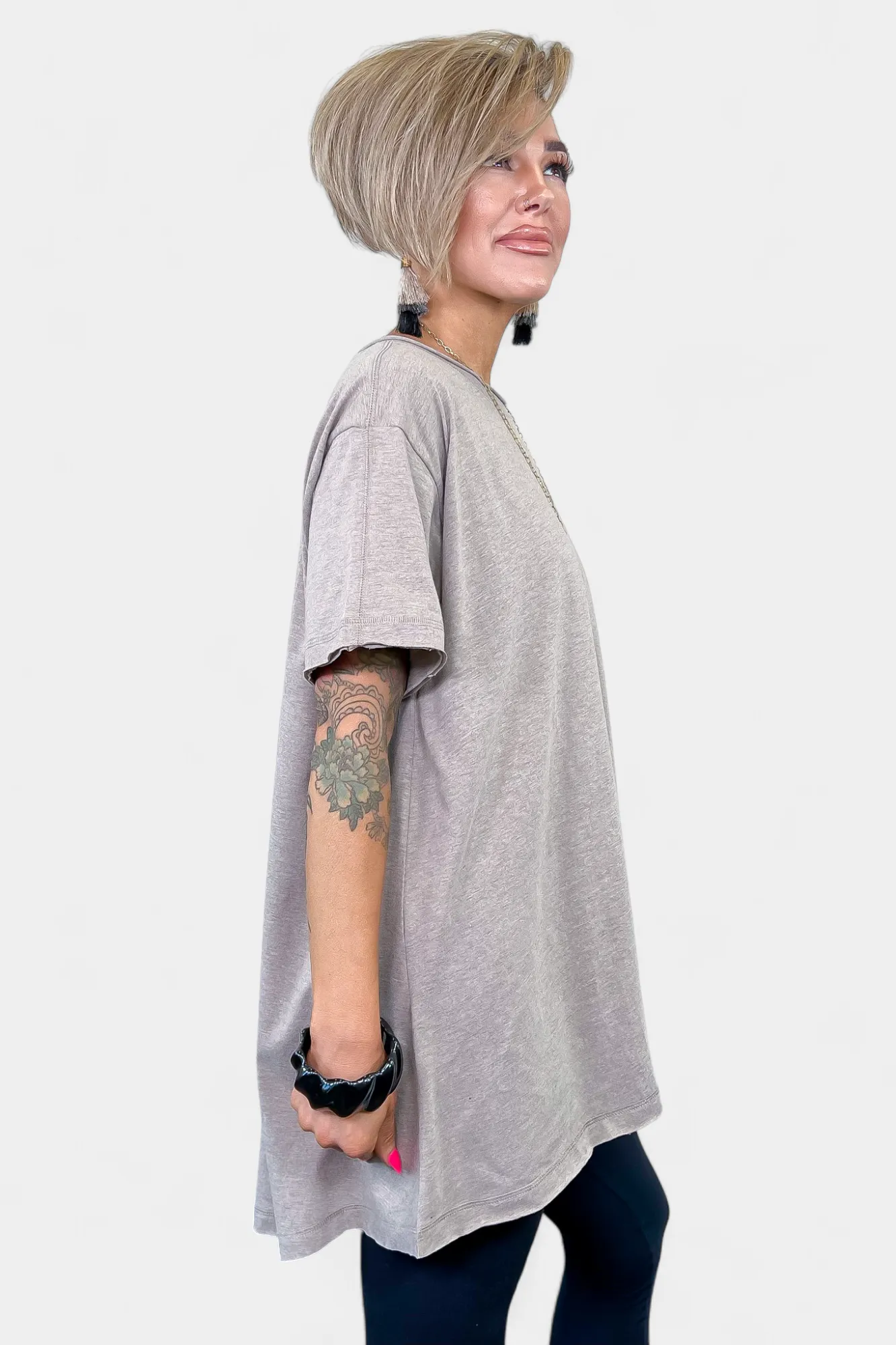 Oversized Drop Shoulder Top