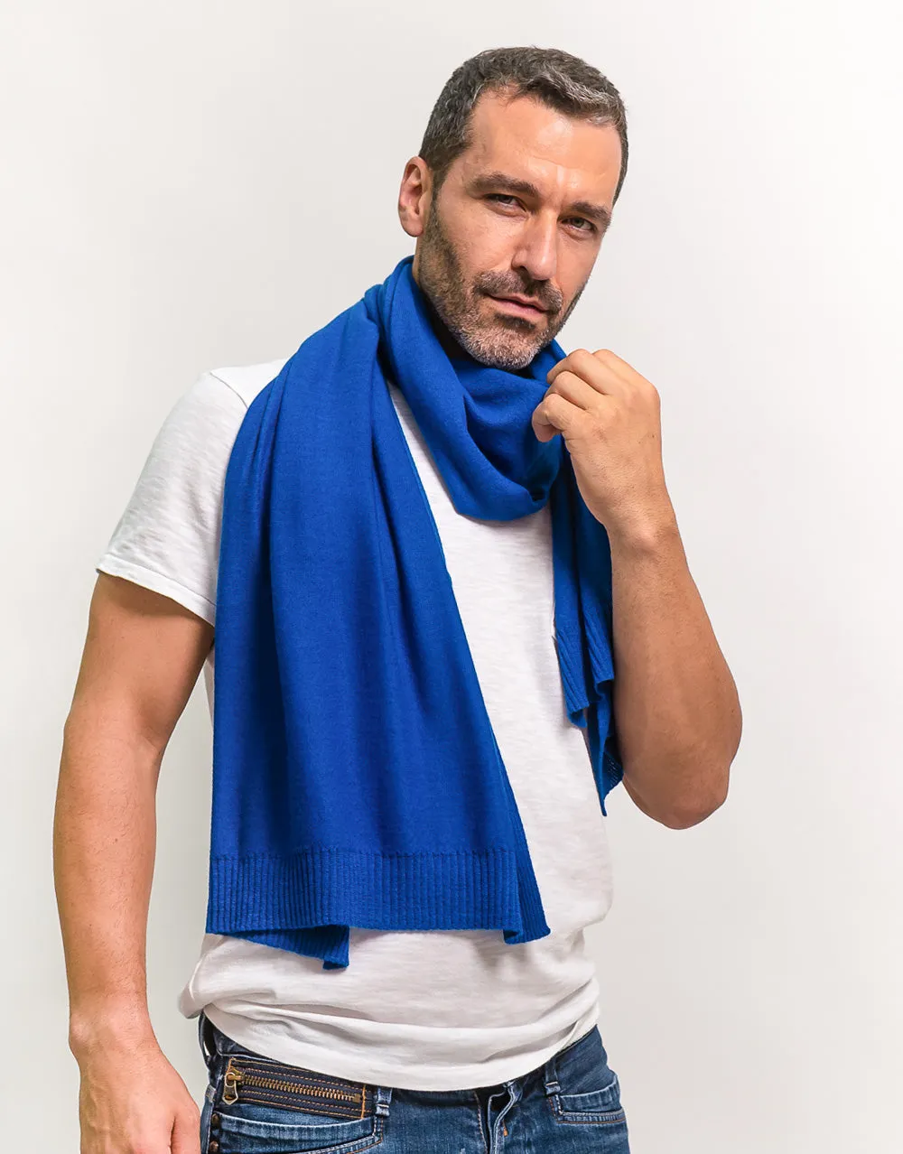 Pashmina Scarf in Marine