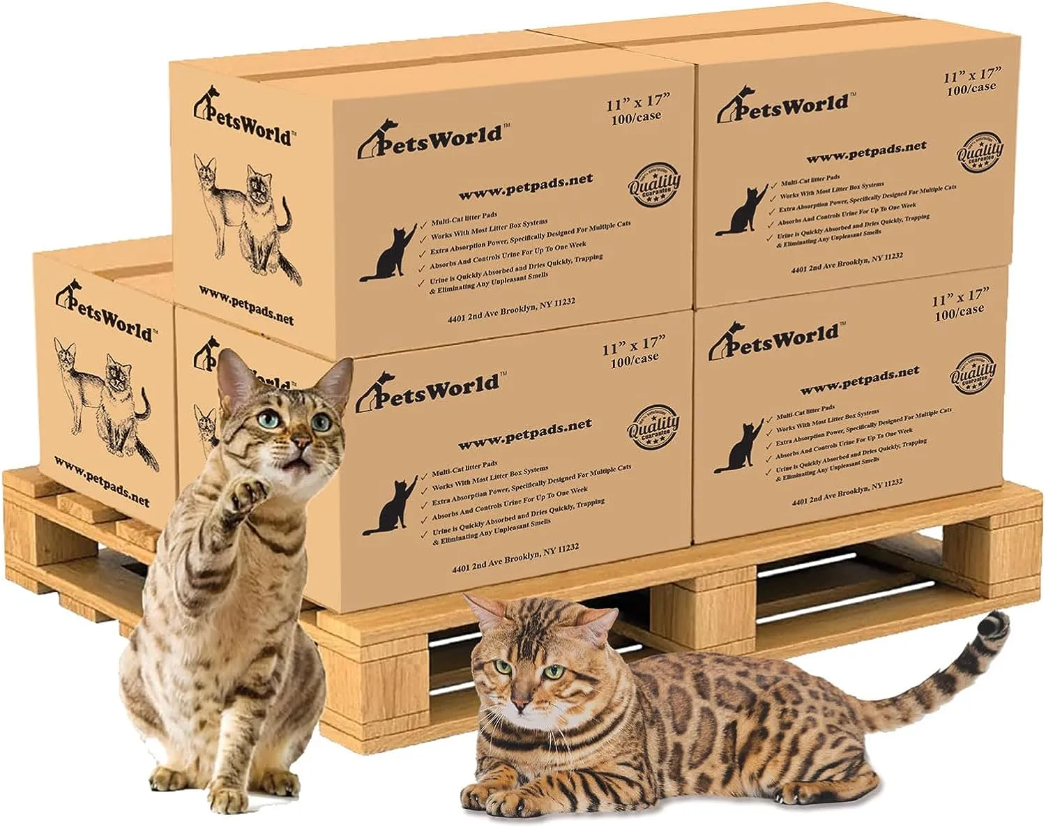 PetsWorld Multi Cat Pad Breeze Compatible Refills