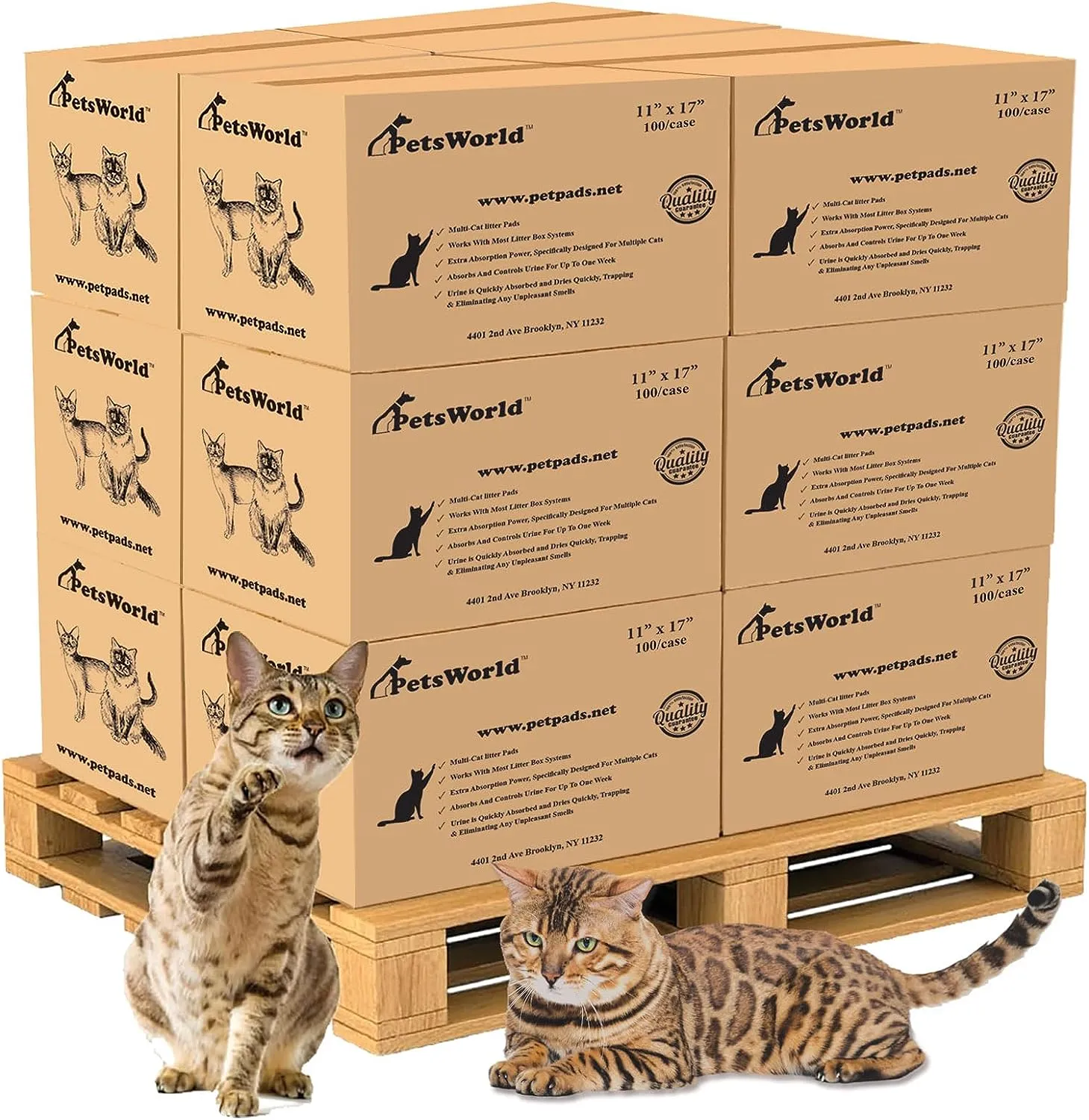 PetsWorld Multi Cat Pad Breeze Compatible Refills