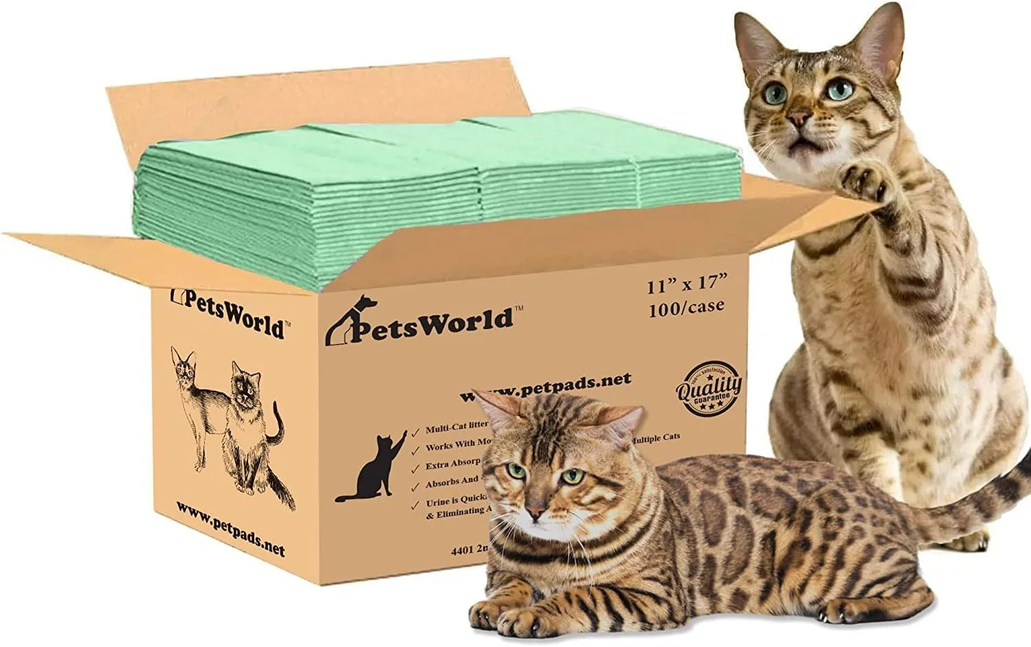 PetsWorld Multi Cat Pad Breeze Compatible Refills