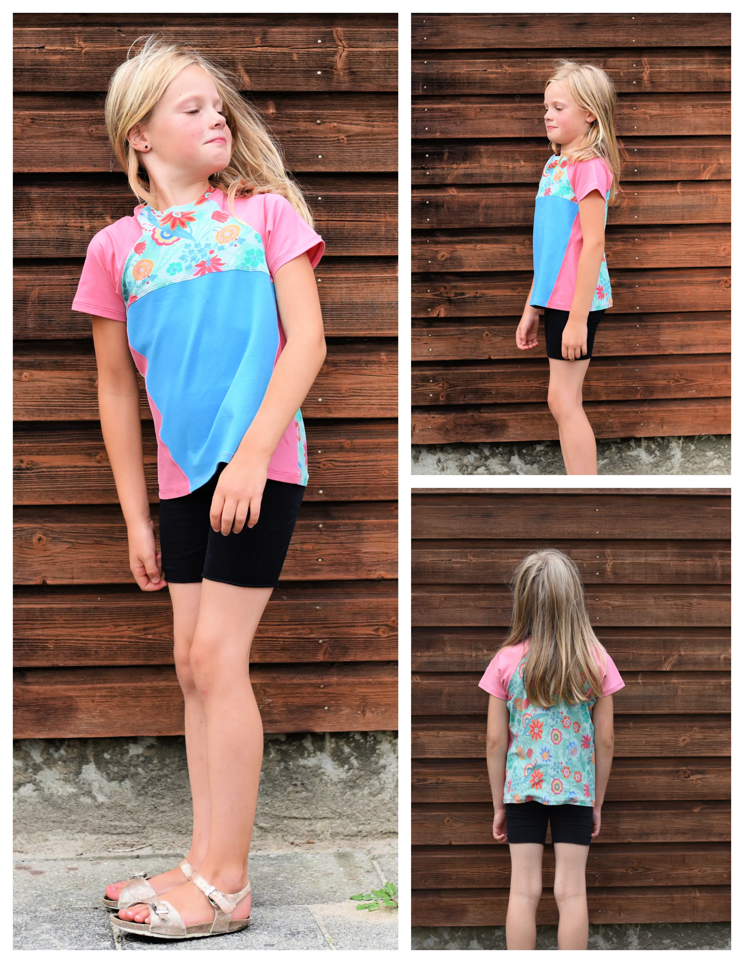 Phoenix Raglan Color Block Top Pattern