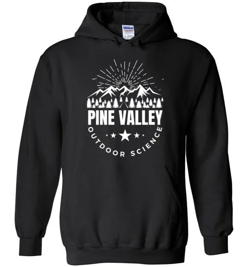 Pine Valley Heavy Blend Hoodie-White Logo