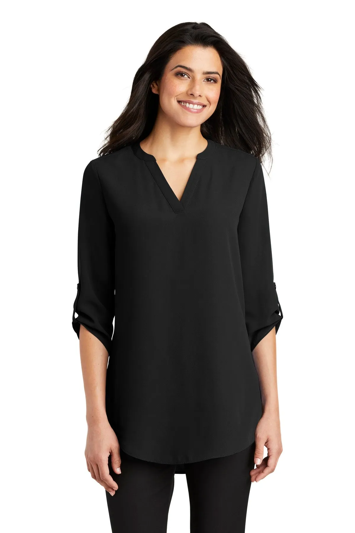 Port Authority® Ladies 3/4-Sleeve Tunic Blouse. LW701