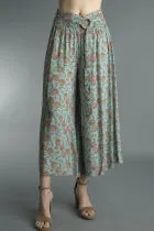 Printed Italian Gaucho Pants