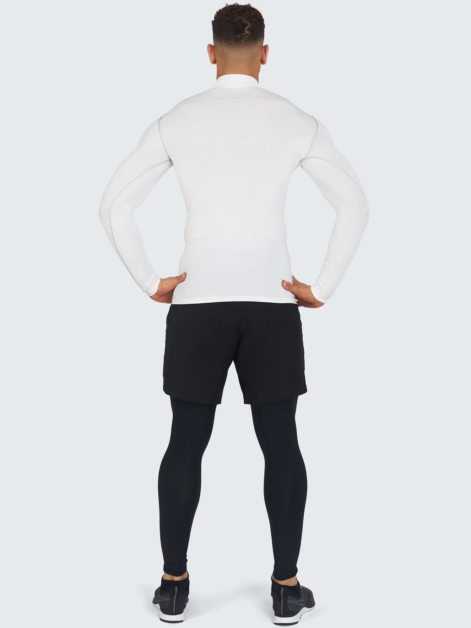 Pro Performance Compression Base Layer Long Sleeve Mock Neck For Men