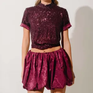 Puff Mini Skirt