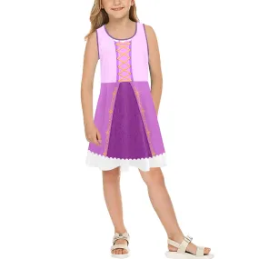 Rapunzel Girls' Sleeveless Sundress