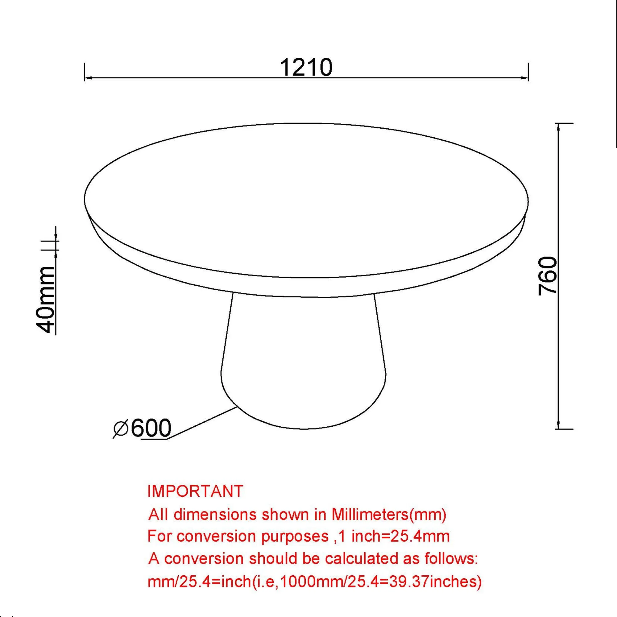 Round Pedestal Dining Table Godiva Grey Stone