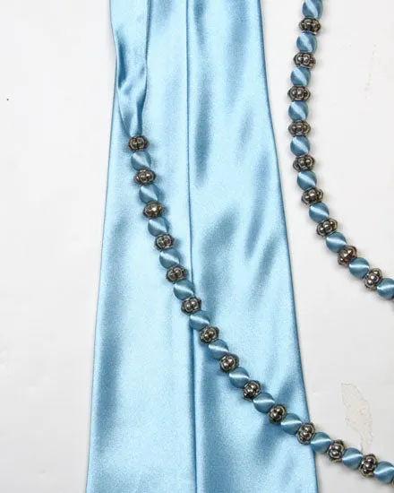 Satin SCARF to BELT NECKLACE