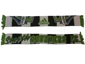 Seattle Sounders FC Adidas Striped Reversible Knit Winter Scarf (55" x 8")