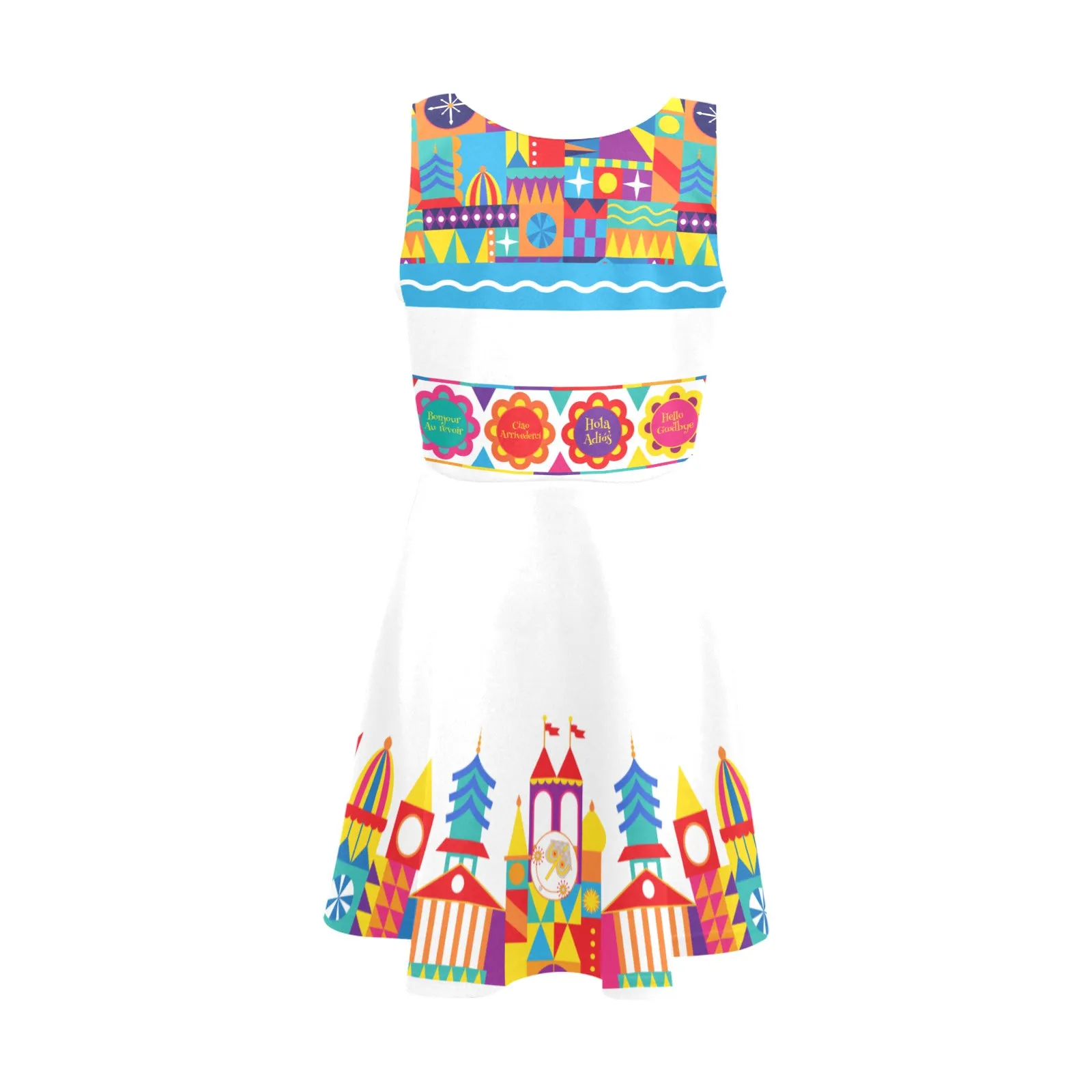 Small World Girls' Sleeveless Character Sundress