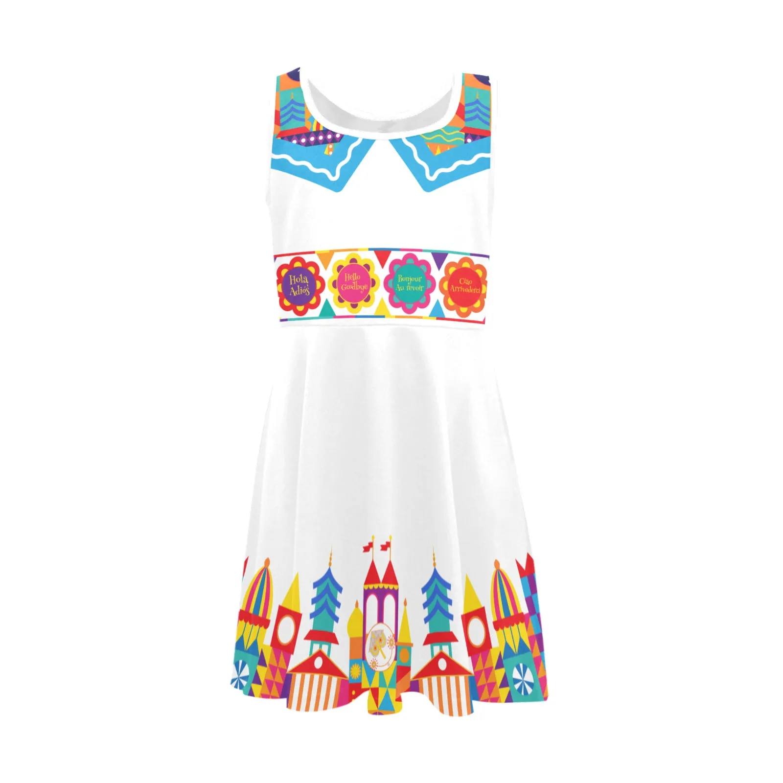 Small World Girls' Sleeveless Character Sundress