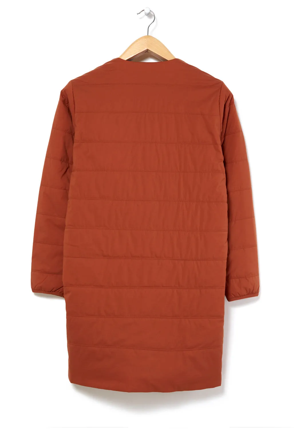 Snow Peak Women's Flexible Insulated Long Cardigan - Orange