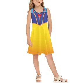 Snow White Girls' Sleeveless Sundress