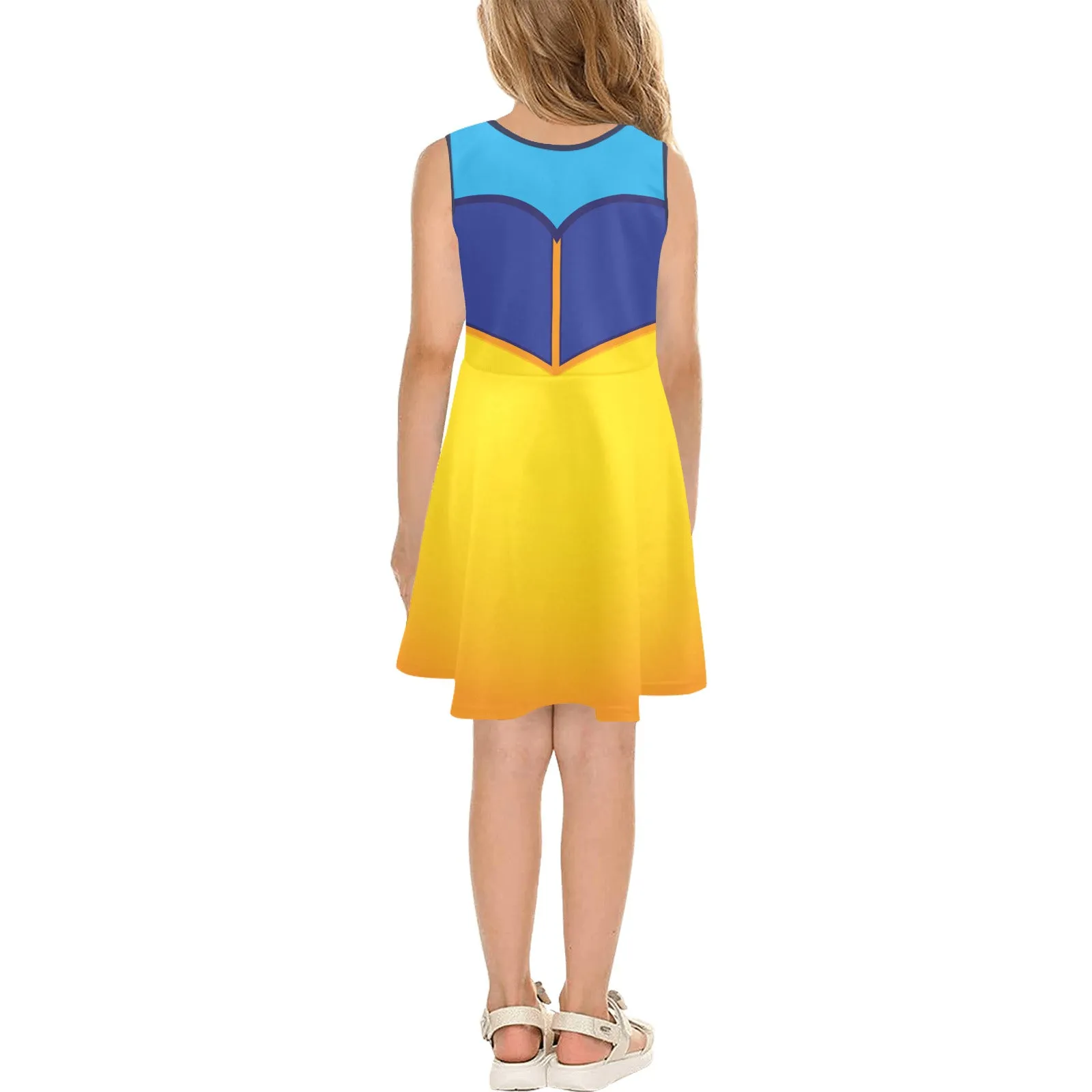 Snow White Girls' Sleeveless Sundress