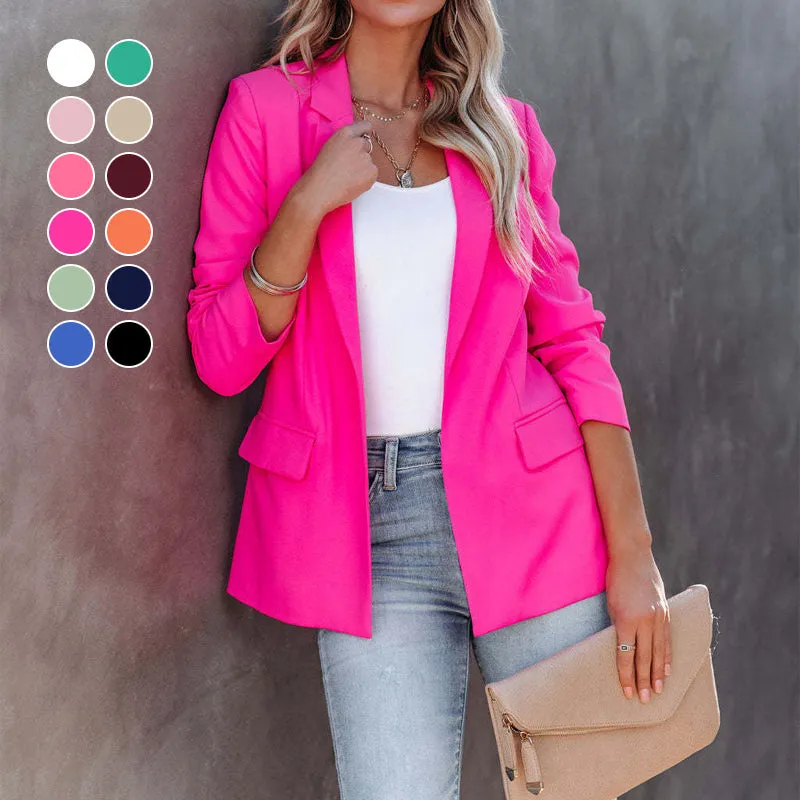 Solid Color Blazer