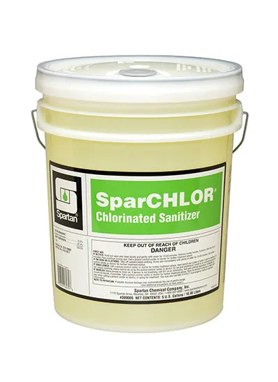 SparCHLOR Chlorinated Sanitizer, 5 Gallons