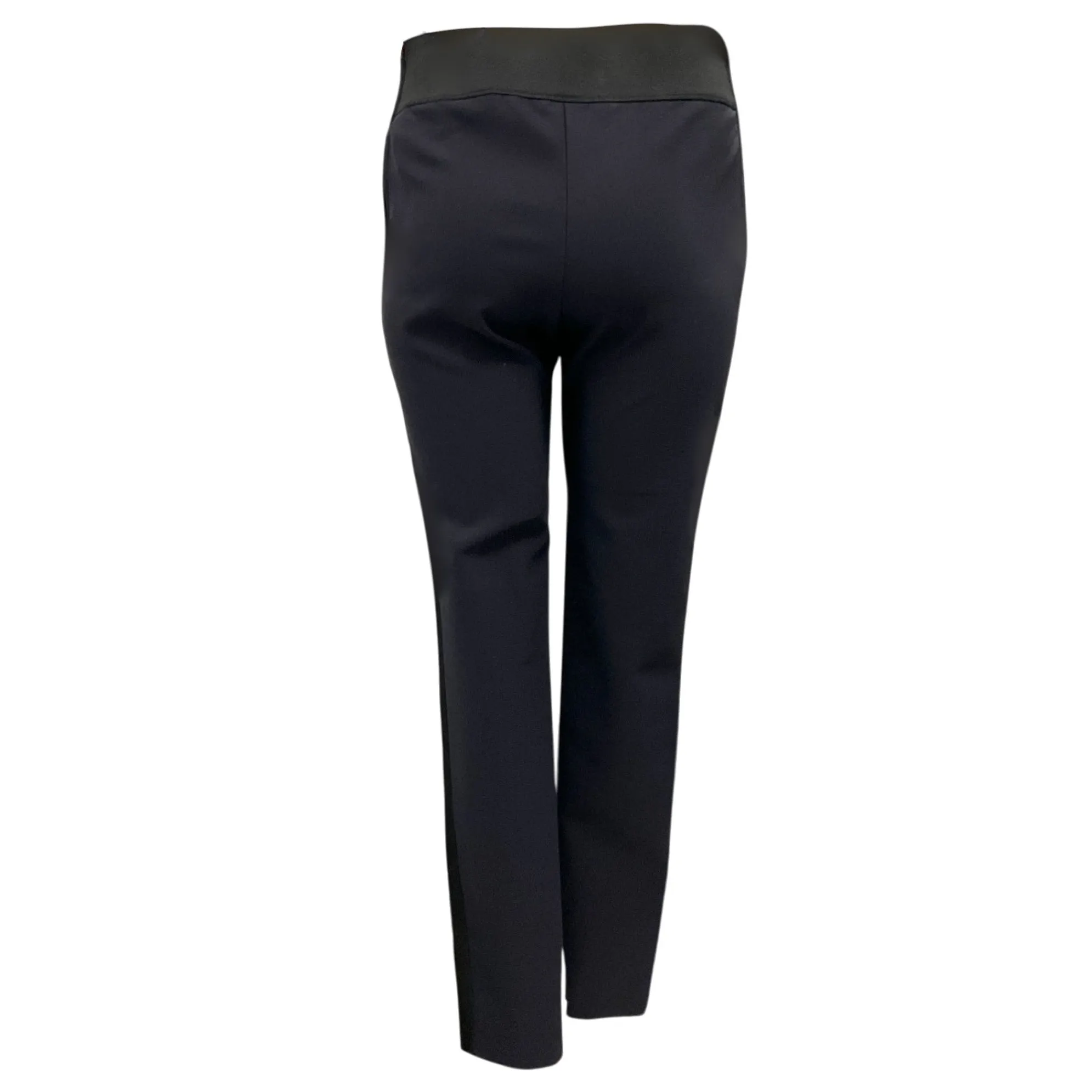 Stella McCartney Midnight Blue / Black 2011 Cotton Stretch Pants