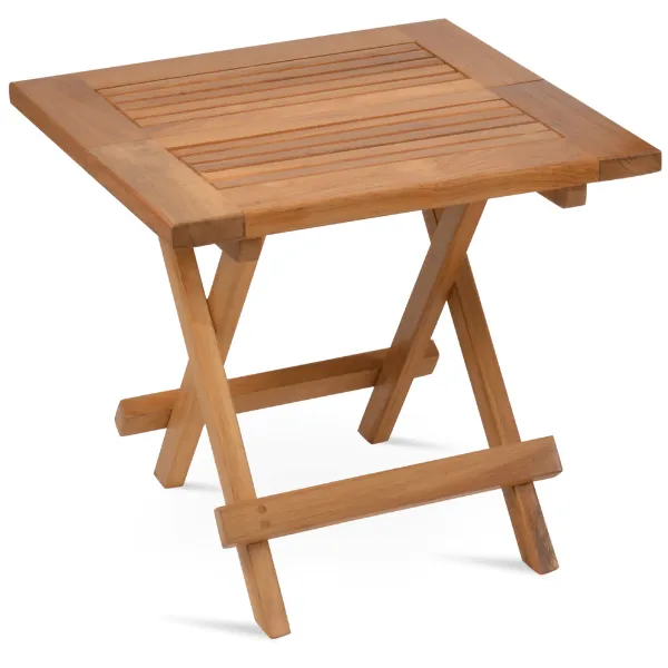 Teak Outdoor Side Table Square Paramount