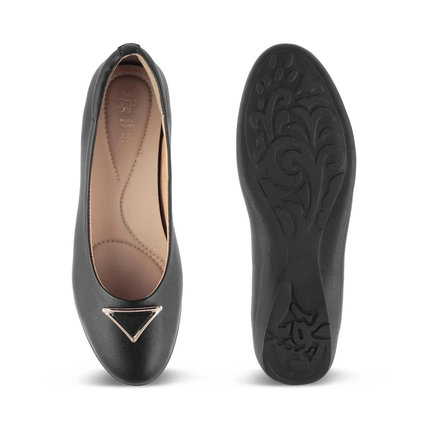 The Cheviz Black Women's Dress Ballerinas Tresmode