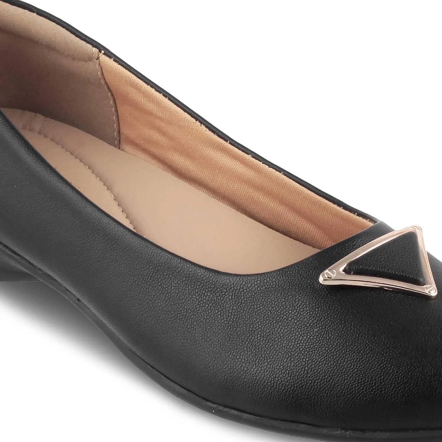 The Cheviz Black Women's Dress Ballerinas Tresmode