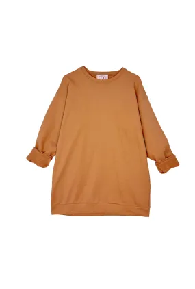 The Pullover Dress - Caramel Knit