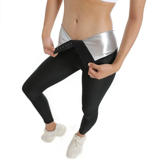 Trendy Sauna Effect Workout Body Shaper Slimming Pants