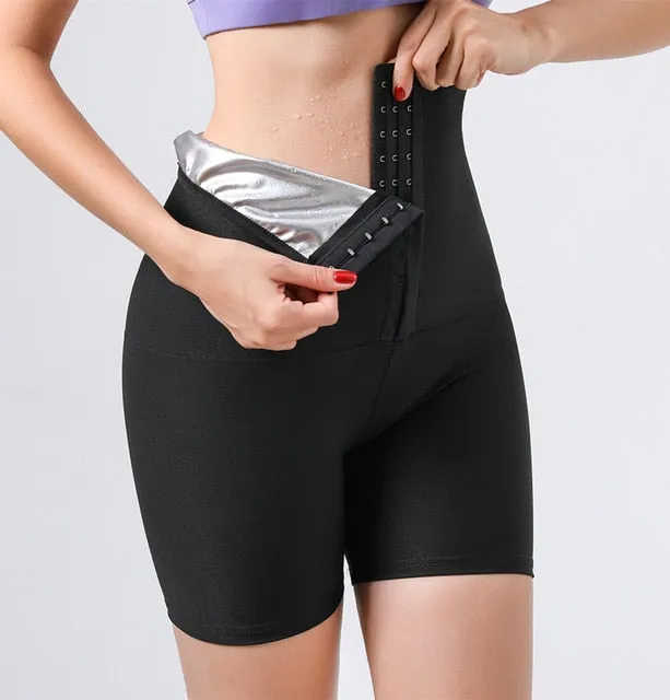 Trendy Sauna Effect Workout Body Shaper Slimming Pants