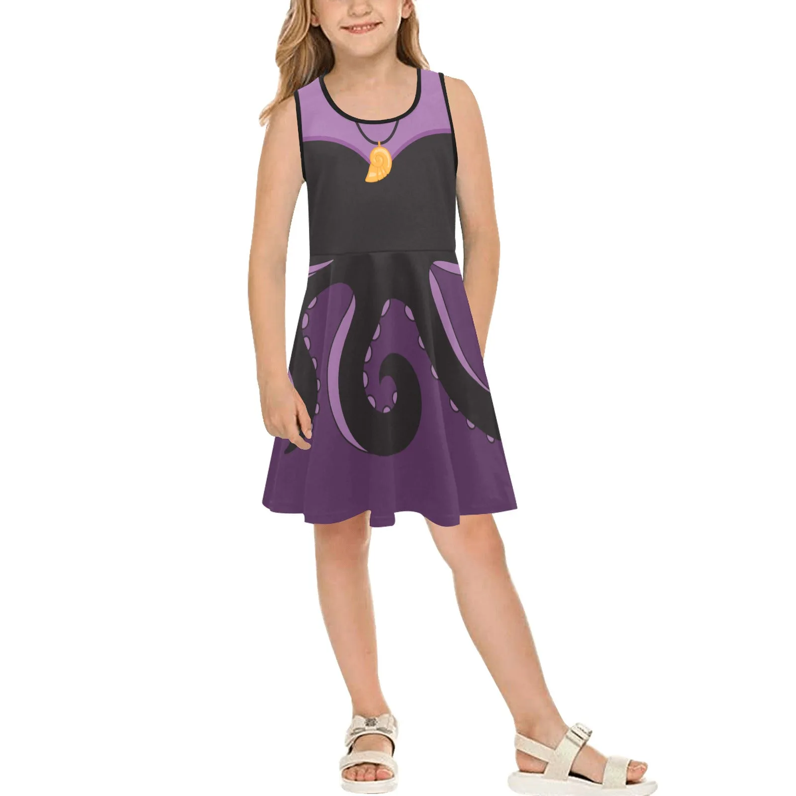 Ursula Girls' Sleeveless Character Sundress