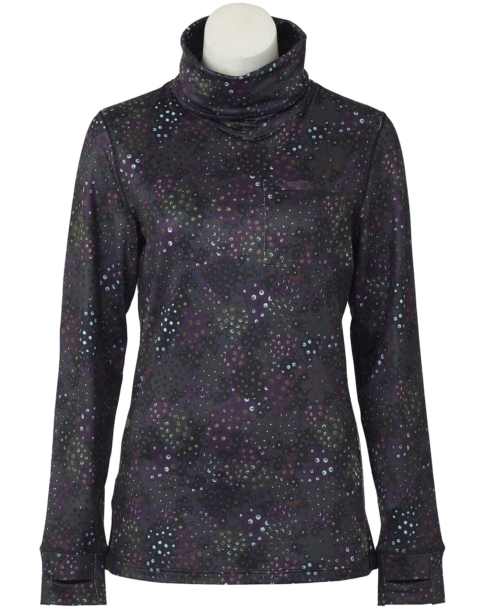 VELVET FUNNEL NECK - WOMENS BASE LAYER