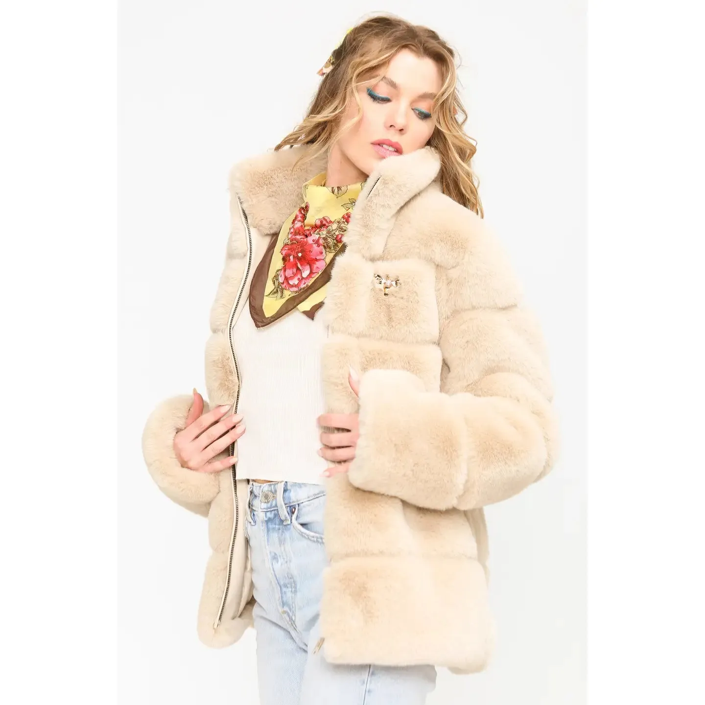 Vintage Faux Fur Jacket