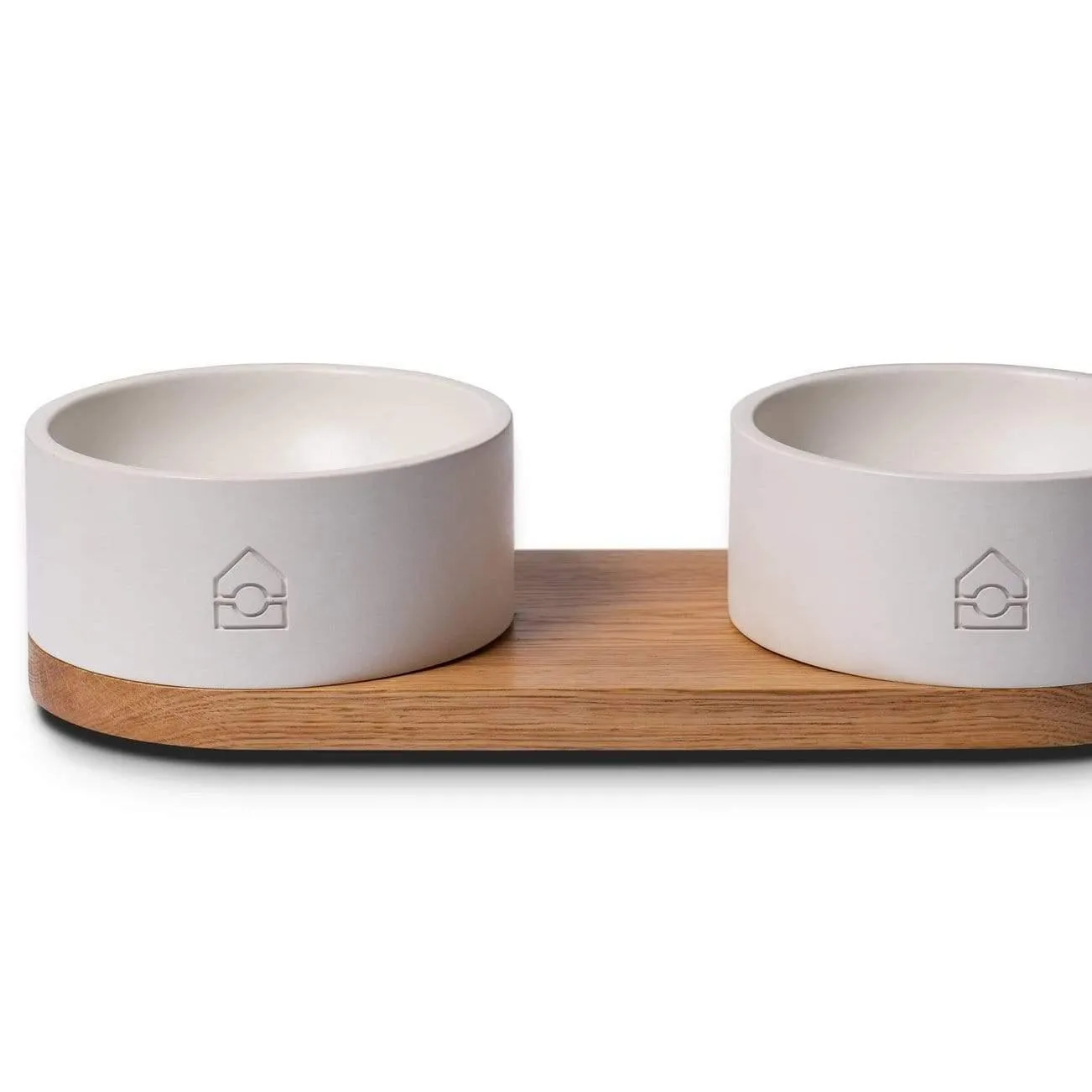 Vuku Double Buffet Luxury Dog Bowls by Labbvenn