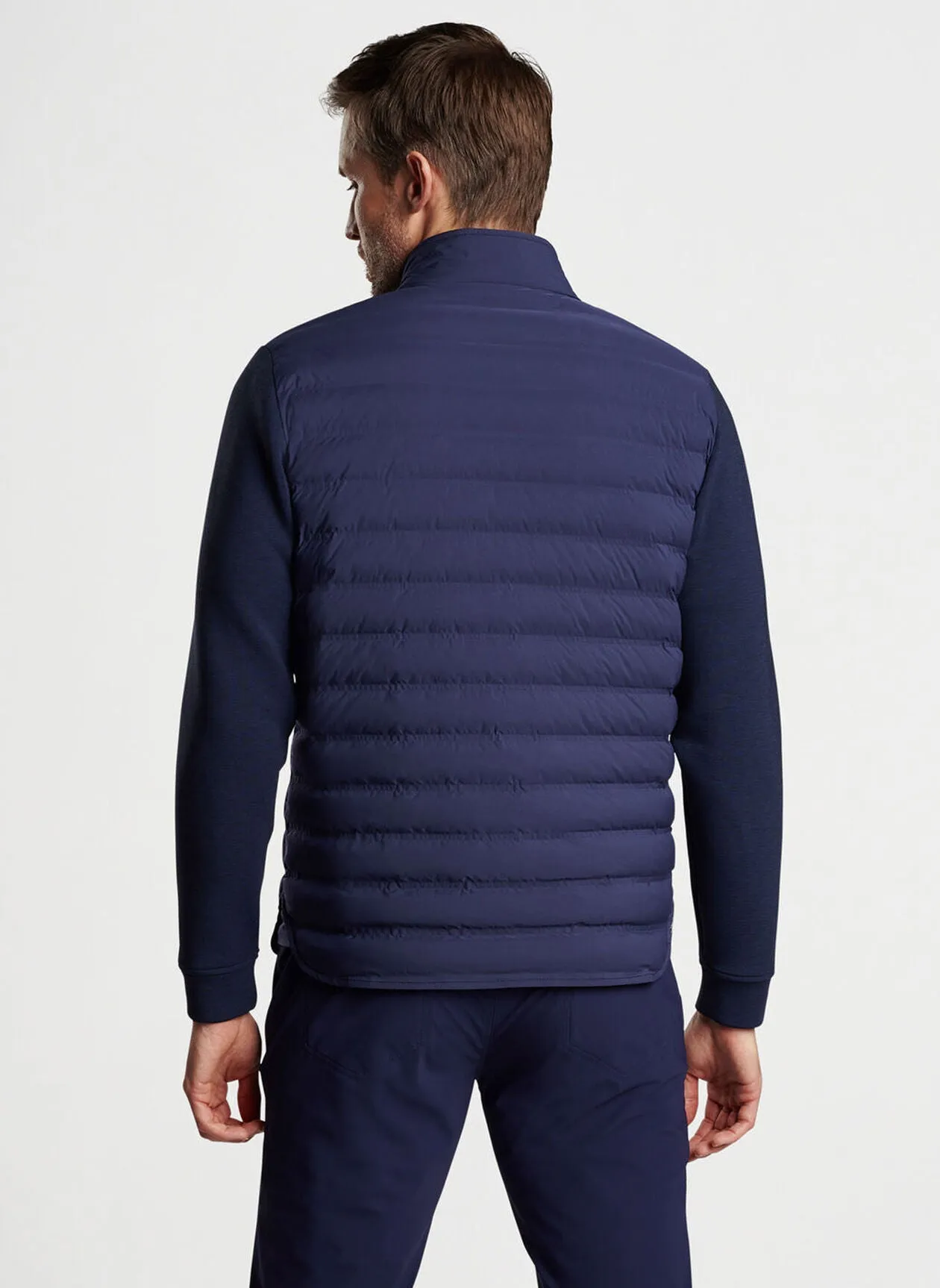 Winsome Hybrid Cardigan in Navy by Peter Millar