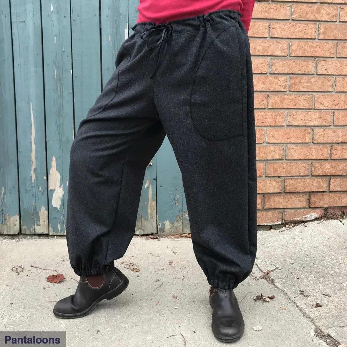 Winter WOOLEN Trousers or Pantaloons: Loose-Fitting Pants for Women