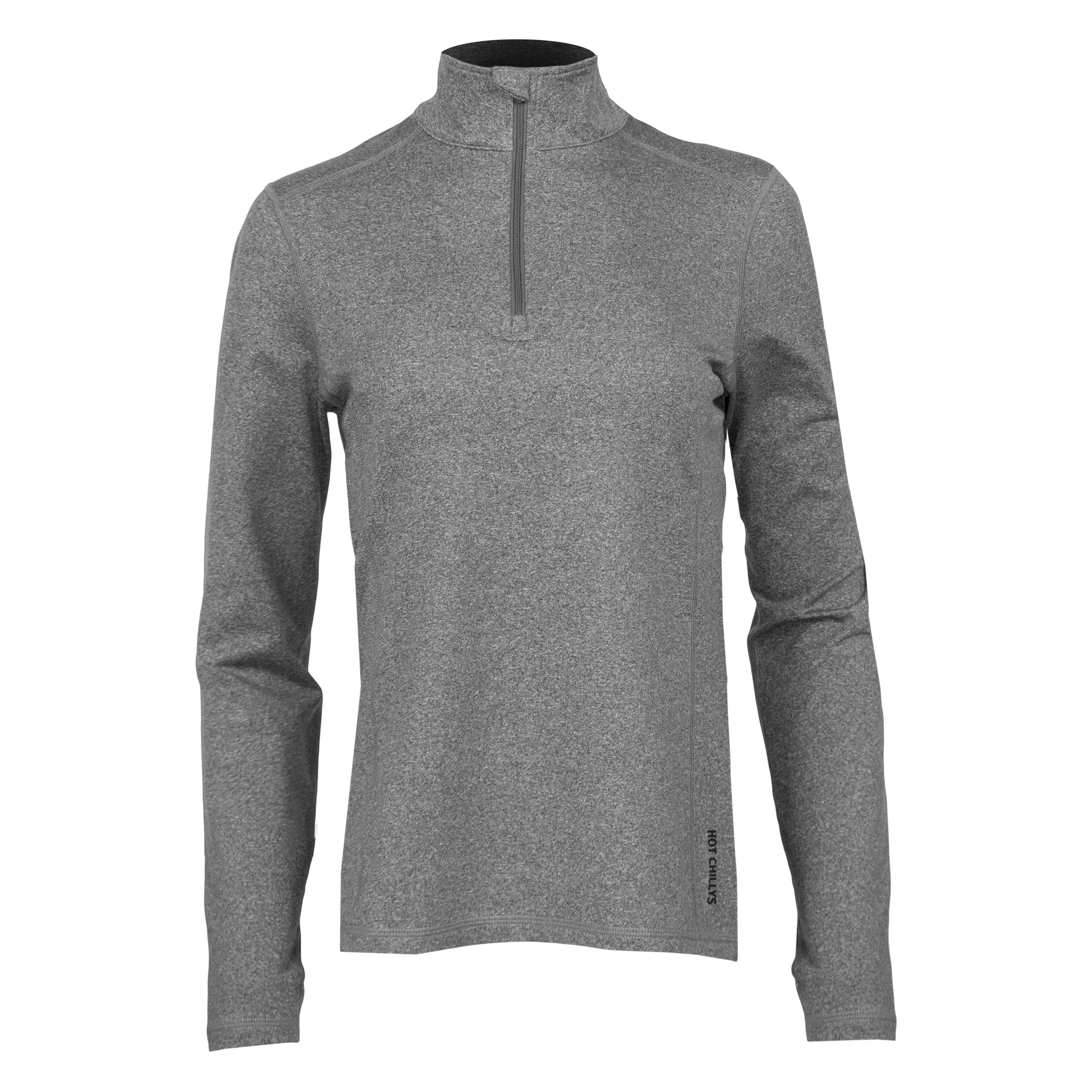 Women's Micro-Elite Chamois Solid Zip-T - Granite