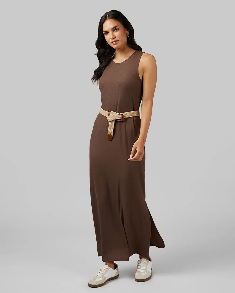 WOMEN'S SOFT RIB MAXI DRESS