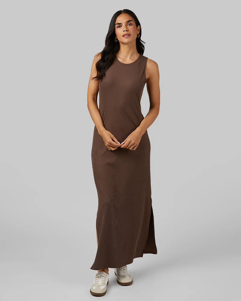 WOMEN'S SOFT RIB MAXI DRESS