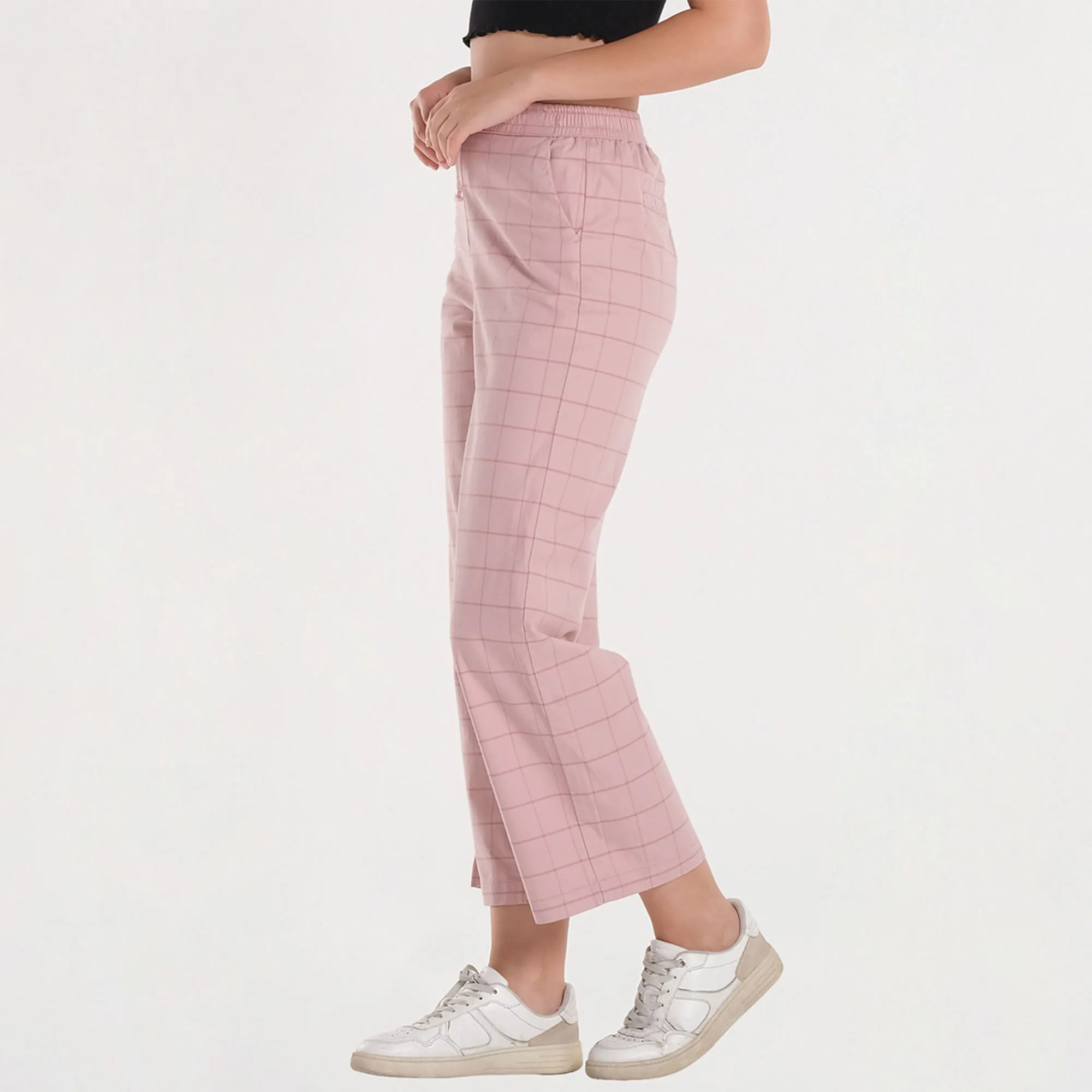 WOMENS WIDE LEG STRAIGHT PANTS