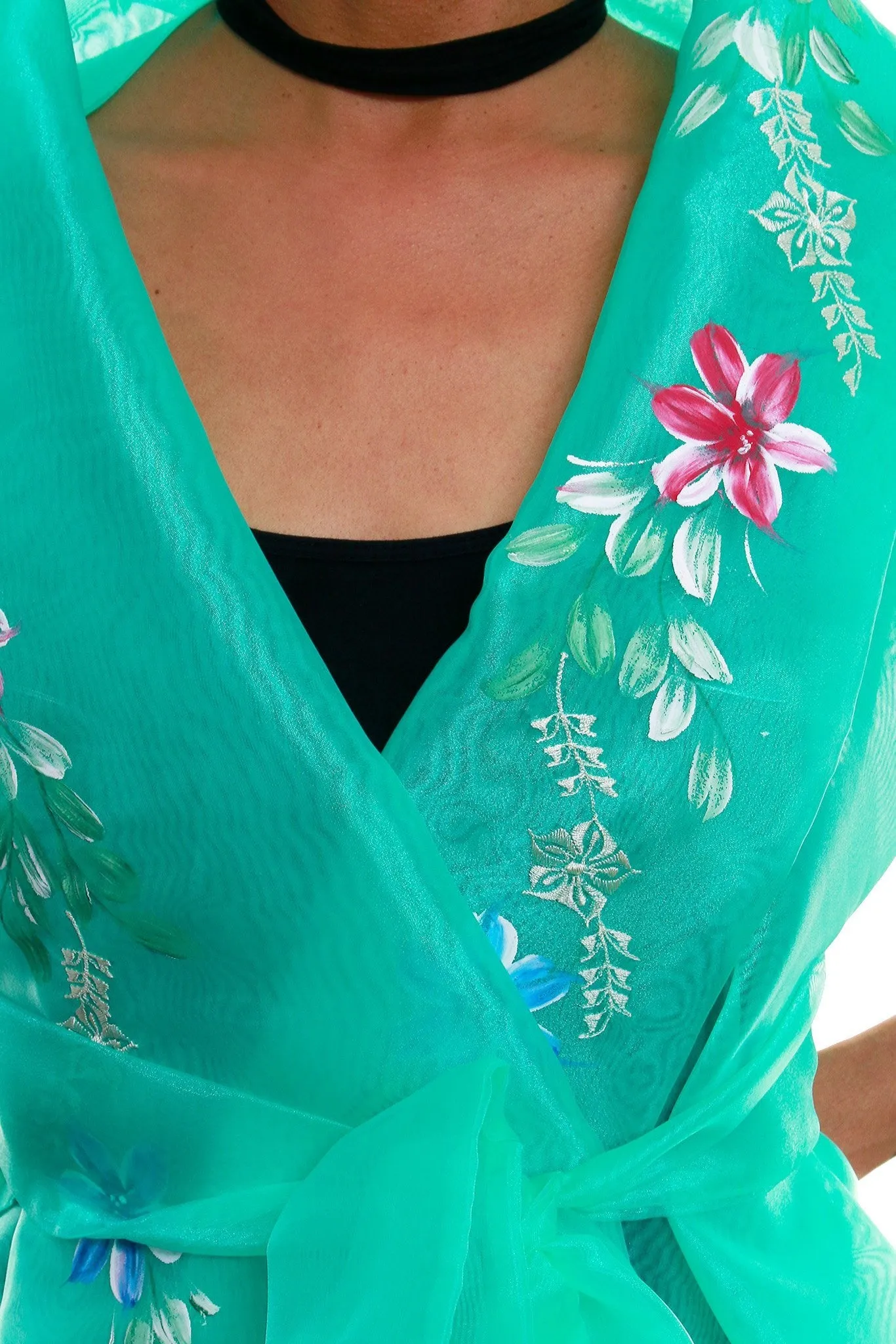 WW04 - Filipiniana Wrap-Around Mint Green