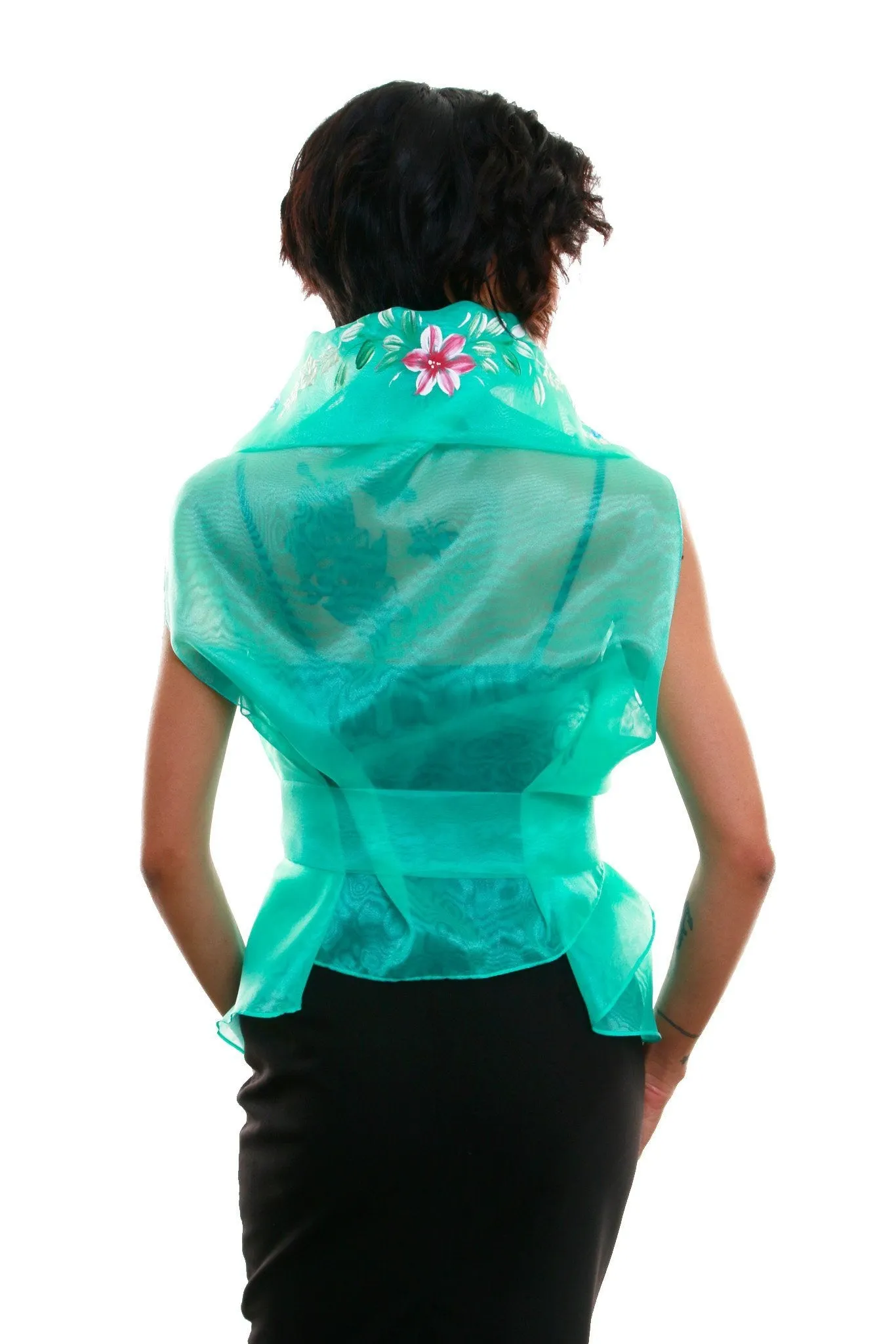 WW04 - Filipiniana Wrap-Around Mint Green