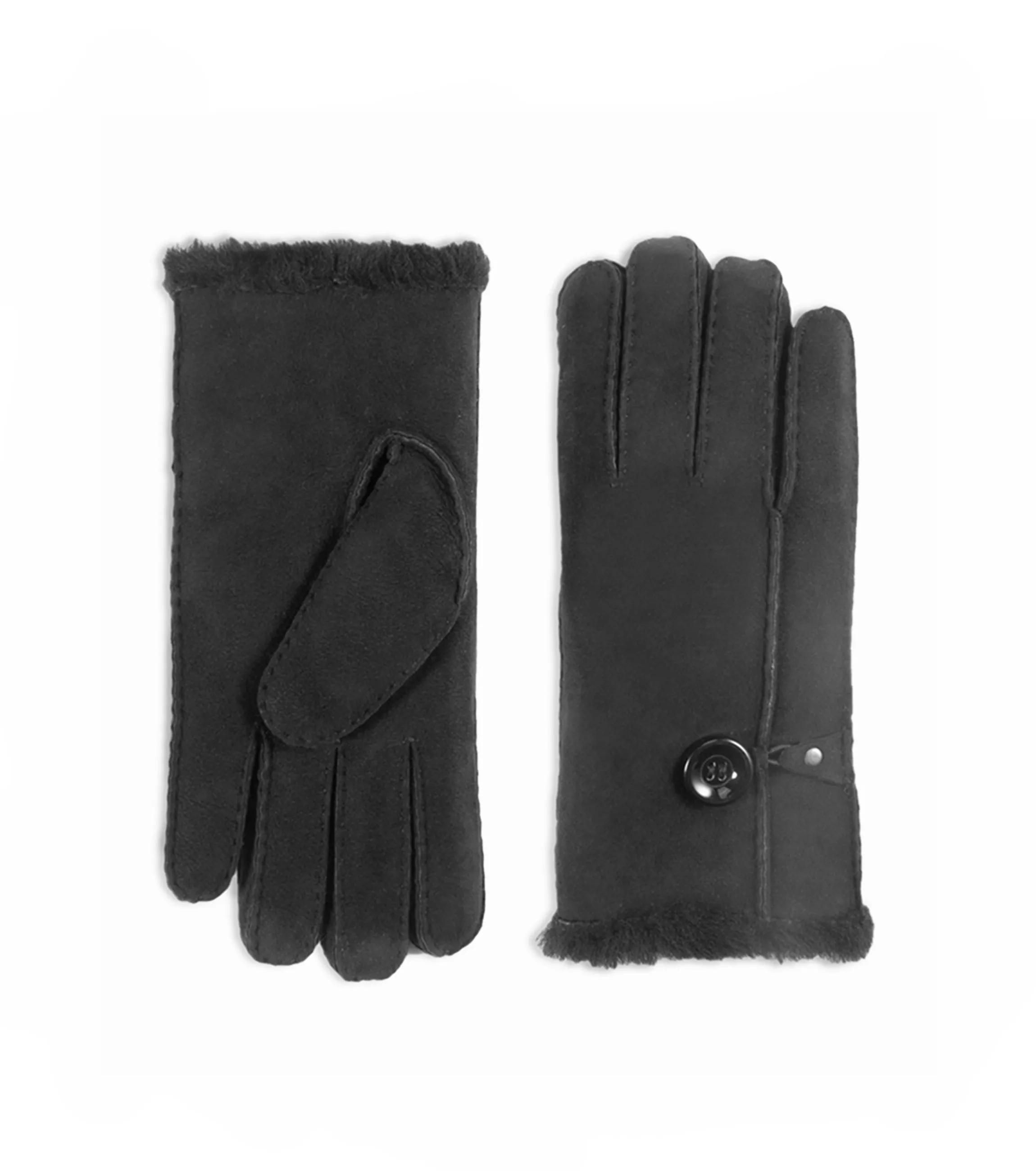 YISEVEN Women's Lambskin Shearling Leather Gloves