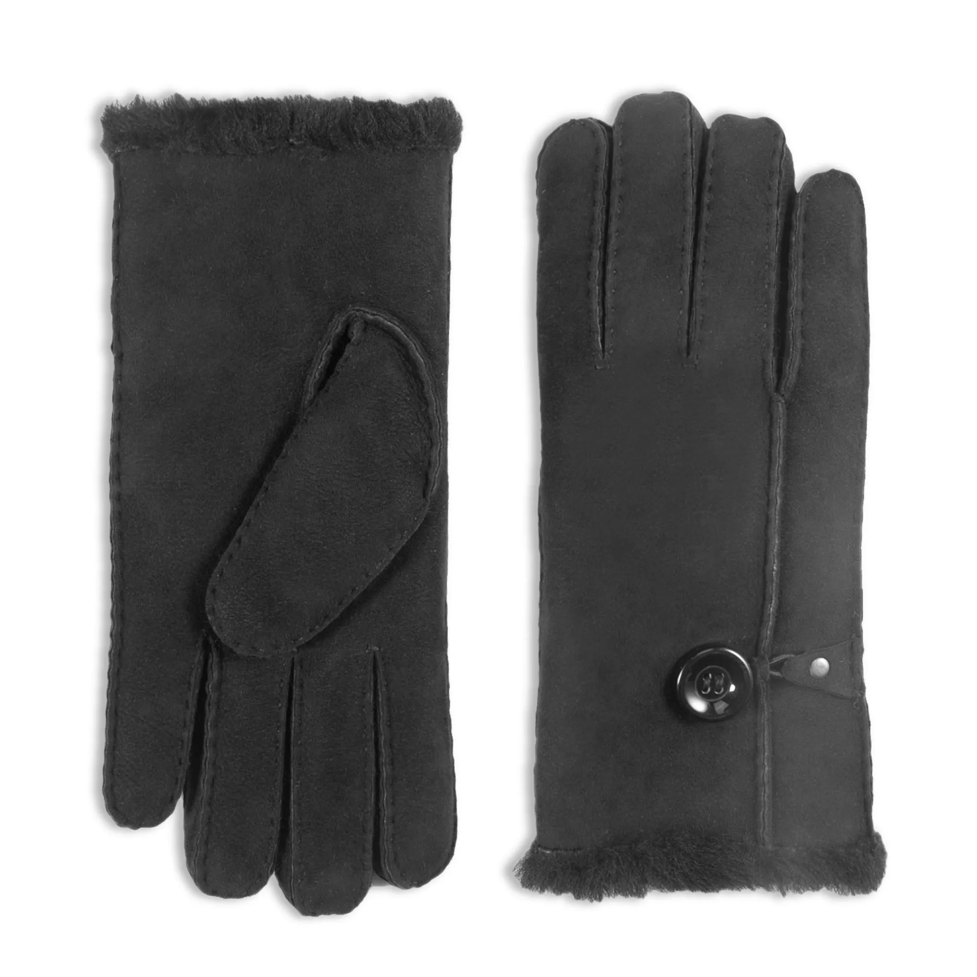 YISEVEN Women's Lambskin Shearling Leather Gloves