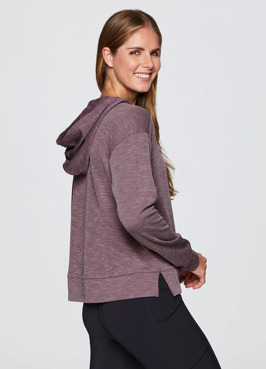 Zen Ribbed Lounge Hoodie